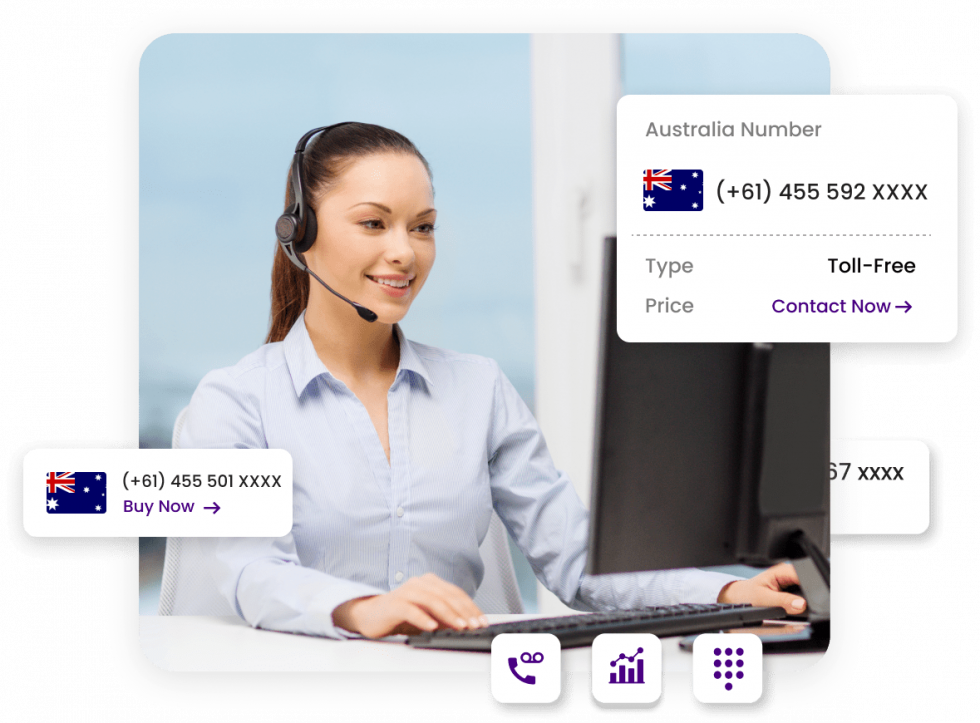 Get Australia Virtual Phone Number Australian VoIP Numbers